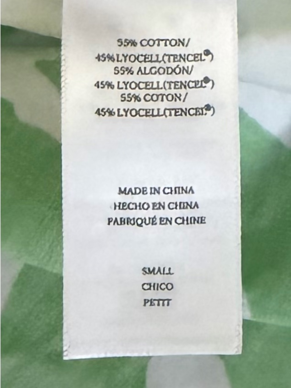 Rails Green & White Floral V-Neck Tiered Cotton Blend Midi Dress with Belt Small - Picture 11 of 12